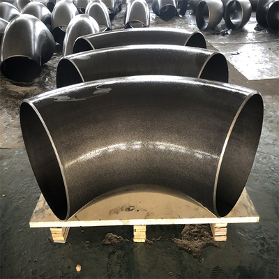 زانو فولاد کربنی ASTM A105 ASME B16.11 خم شعاع بلند 90 2 میلی متری 45 درجه