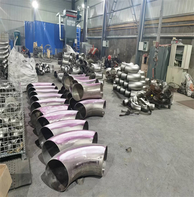 Weld SMS Stainless Steel Ebow 304 GOST DIN Sanitary 316L ISO 90 درجه