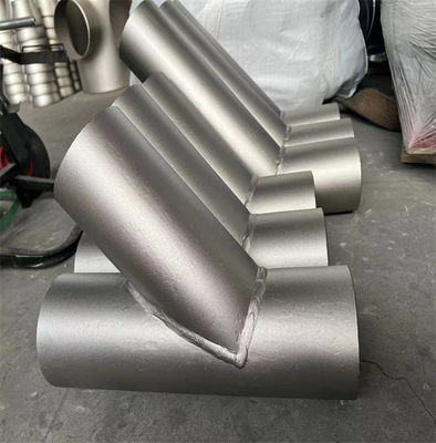 سه راهی فولادی کربنی DIN DN 15 برابر با ASTM A234 WPB Sch 80 Butt Weld Reducing سه راهی