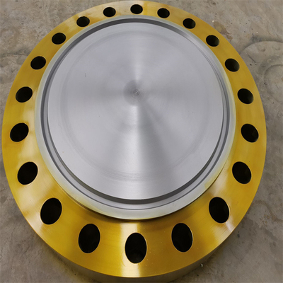 فلنج کور رزوه ای DIN سه گیره فولاد کربنی فورج ASTM A105N موجود است