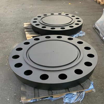 فلنج کور رزوه ای DIN سه گیره فولاد کربنی فورج ASTM A105N موجود است