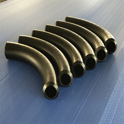 Sch 140 فولاد ملایم 90 درجه زانویی با شعاع کوتاه 45 ASTM A234 WPB فولاد کربنی بدون درز