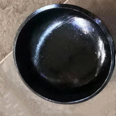 کلاهک لوله فولادی مشکی قابل جوش DN15 SS400 DIN2605 سر مهر و موم دیش بیضوی