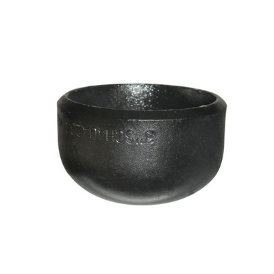 کلاهک لوله فولادی مشکی قابل جوش DN15 SS400 DIN2605 سر مهر و موم دیش بیضوی