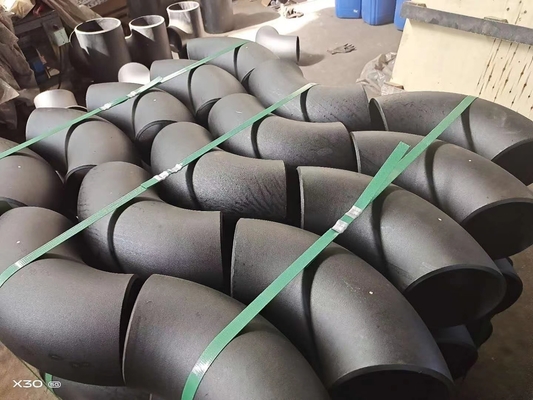 اتصالات زانویی با شعاع بلند فولادی Asme B16.9 90 درجه بدون درز SCH10S