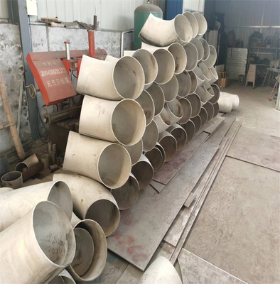 اتصالات لوله فولادی Asme B16.9 کربن زانویی 90 درجه 45 درجه A234 Wpb