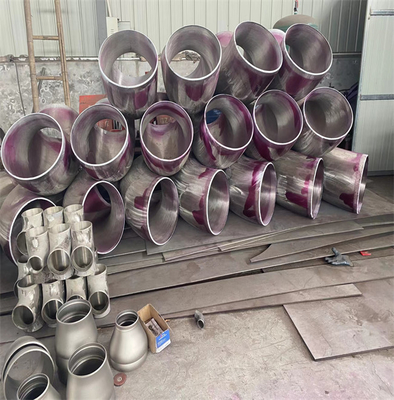 ASME API5L 90 درجه کربن فولاد زانویی Sch40 DN 15 1/2 اینچ - 48 اینچ
