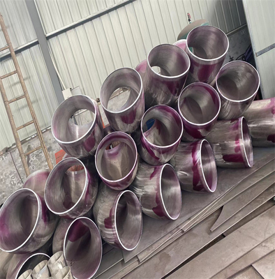 ASME API5L 90 درجه کربن فولاد زانویی Sch40 DN 15 1/2 اینچ - 48 اینچ