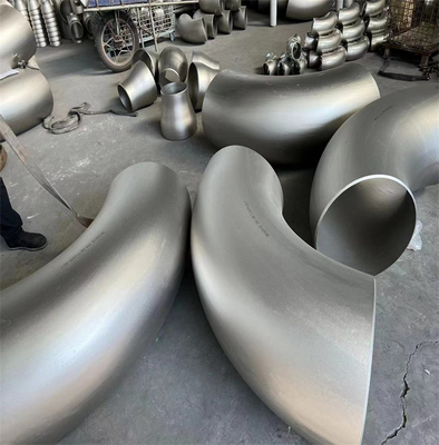 زانویی لوله فولادی ضد زنگ DN125 304L 1D 1.5D Butt Welded STD