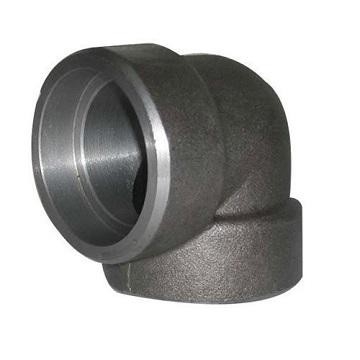 اتصالات لوله فولادی کربن فورج Ansi B16.11 زانویی جوش 45 درجه 90 درجه