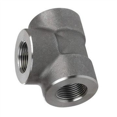 اتصالات لوله فولادی JIS 16 اینچی Cs Ss سه راهی رزوه ای فورج شده فشار بالا