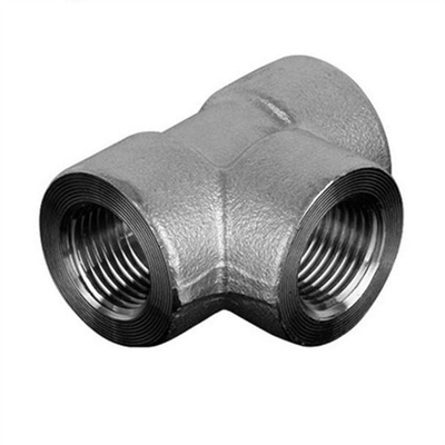 اتصالات لوله فولادی JIS 16 اینچی Cs Ss سه راهی رزوه ای فورج شده فشار بالا