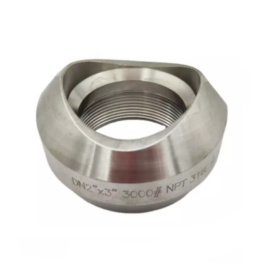 اتصالات لوله فولادی کربن 3000 پوندی A105 Threadolet با فشار بالا سر گرد