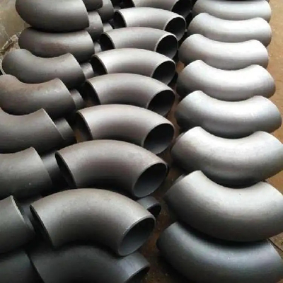 اتصالات لوله فولادی کربنی Sch 40 ASME B16.9 STD MS 1.5D Long Radius 90 Elbow