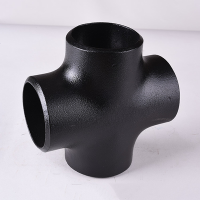 اتصالات لوله فولادی کربنی ASME B16.9 A234WPB بدون درز لوله اتصال متقاطع