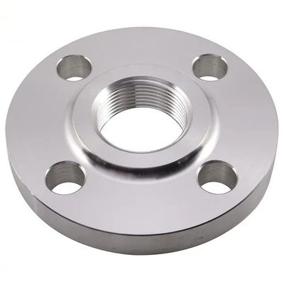 آهنگری A105N فولاد کربنی صورت برجسته NPT / فلنج رزوه ای BSPT ASME B16.5